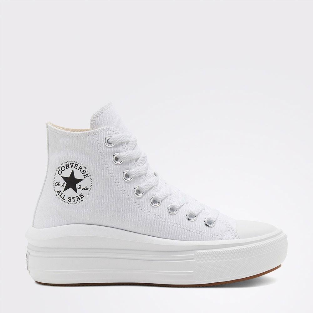 Converse Chuck Taylor All Star Move Unisex Beyaz Platform Sneaker