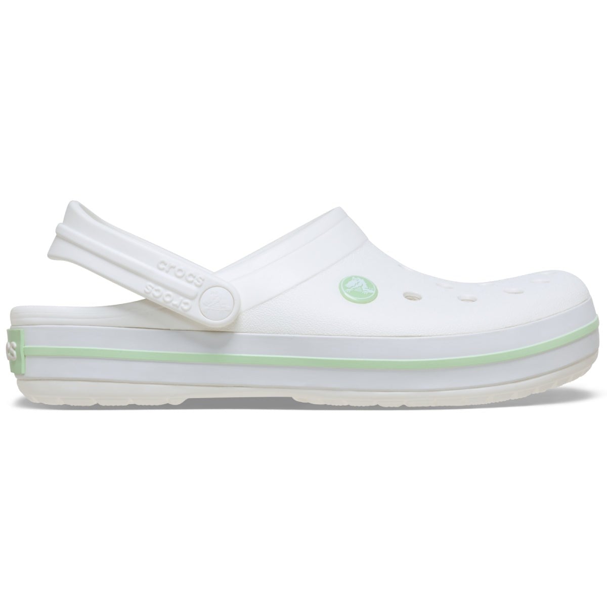 Crocs Crocband Clog - 11016-1YL Unisex Beyaz/Yeşil Terlik