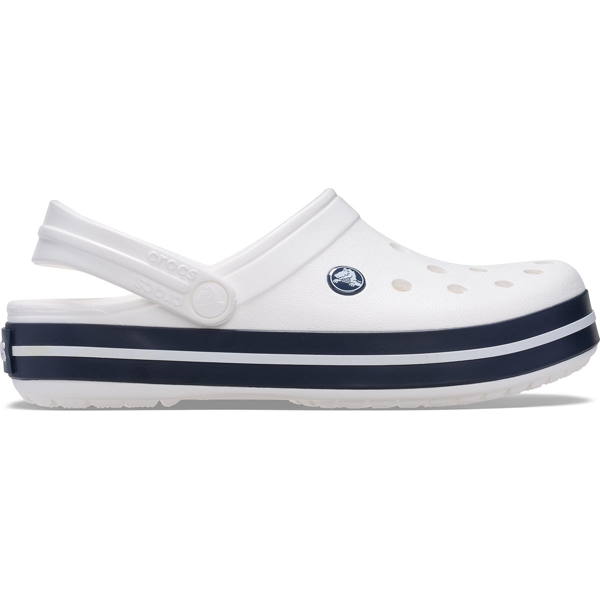 Crocs Crocband Clog - 207006-126 Çocuk Beyaz/Siyah Terlik