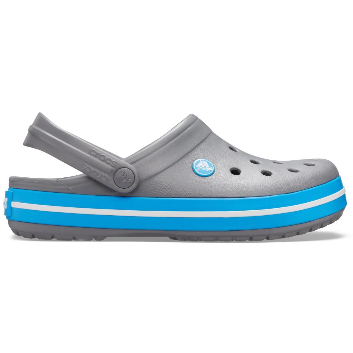 Crocs Crocband Clog Charcoal/Ocean 11016-07W Kadın Gri Terlik