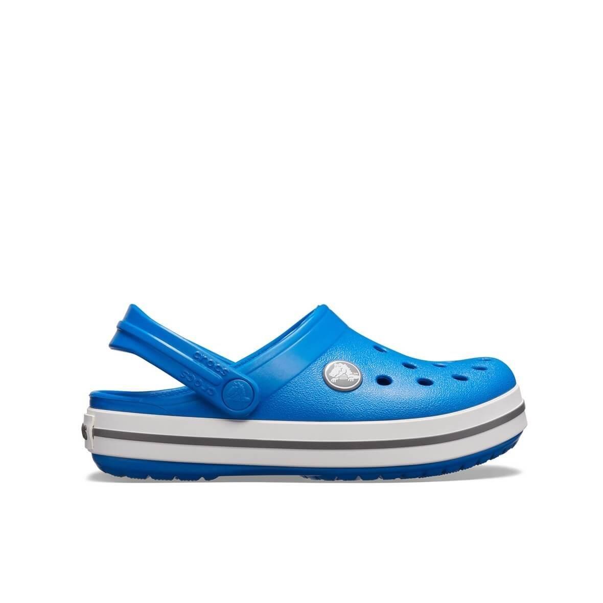 Crocs Crocband Clog K Bright Cobalt Charcoal Çocuk Mavi Terlik
