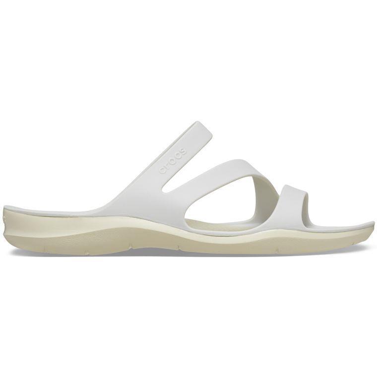 Crocs Swiftwater Sandal W Grey White 203998-1FT Kadın Gri Terlik