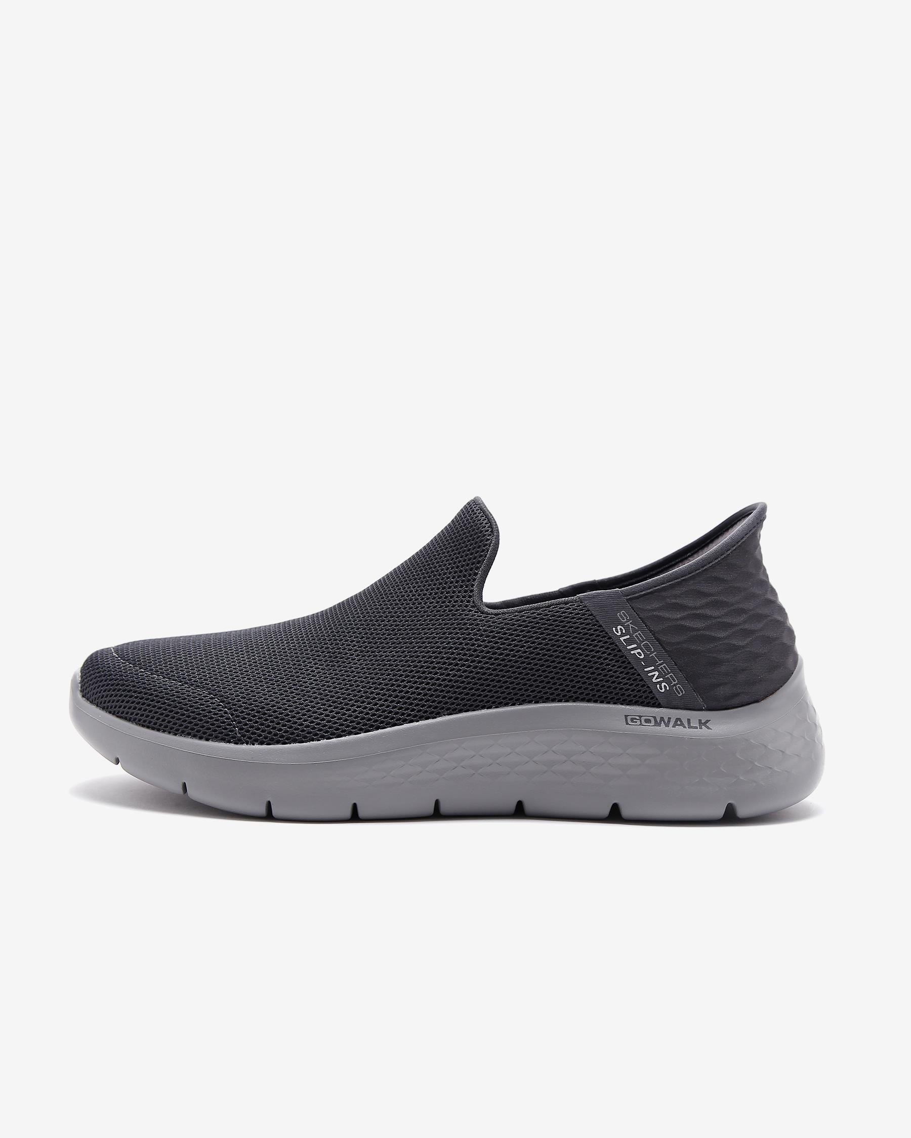 Go Walk Flex - Slip-ins 216491 DKGY Erkek Gri Yürüyüş Ayakkabısı
