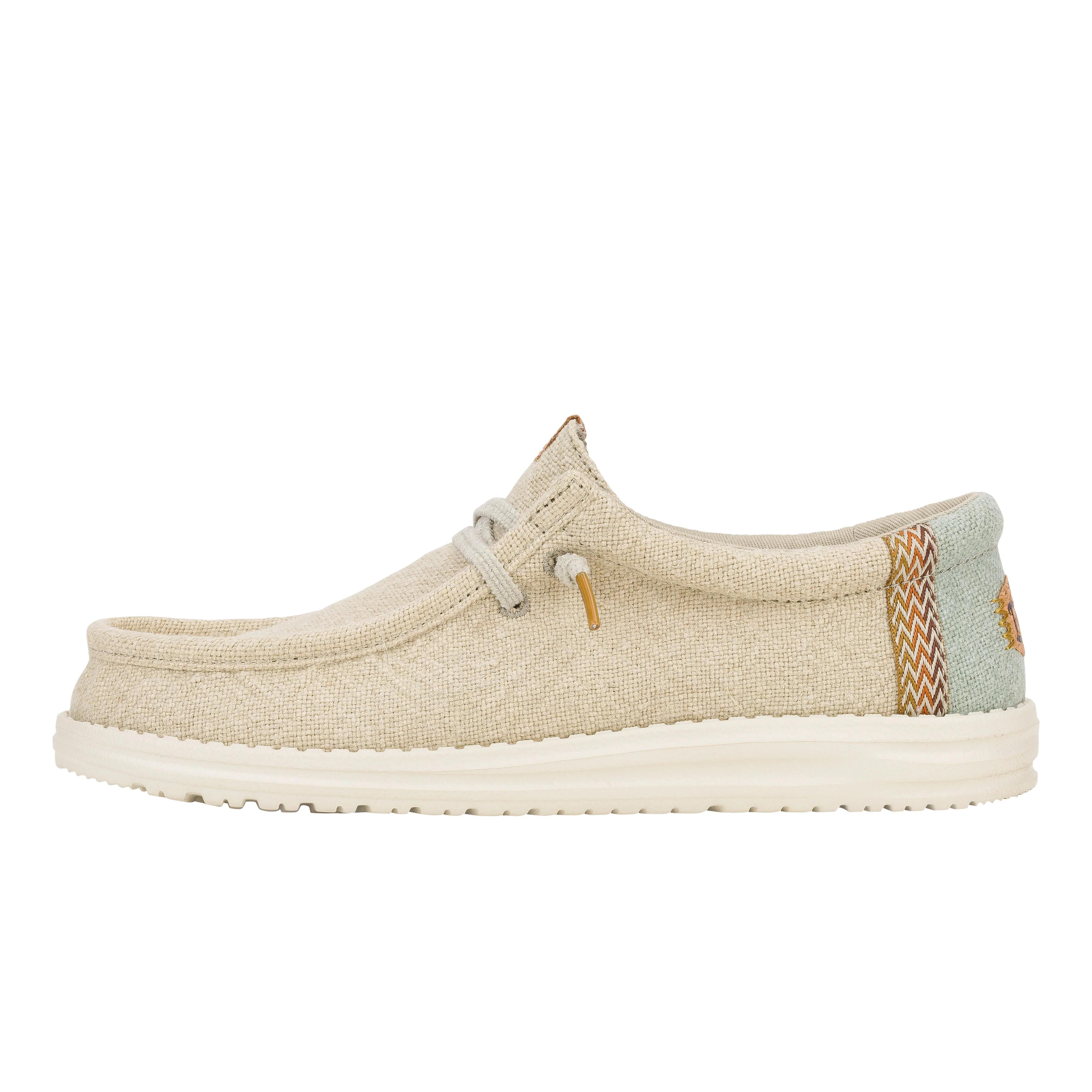 Hey Dude Wally Jute - Stone Grey/Iceberg Green Erkek Bej Ayakkabı