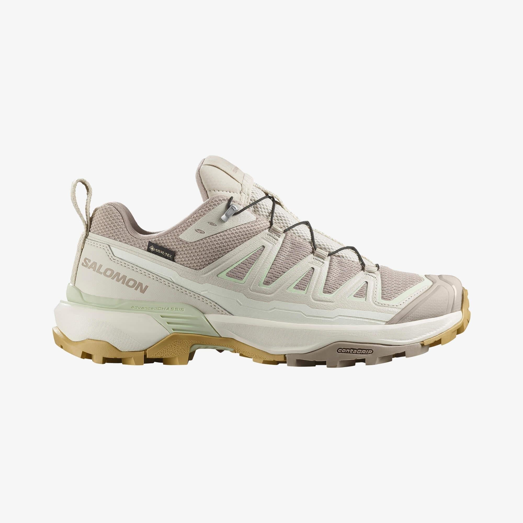 Salomon X Ultra 360 Edge Gore-Tex Kadın Bej Outdoor Ayakkabı