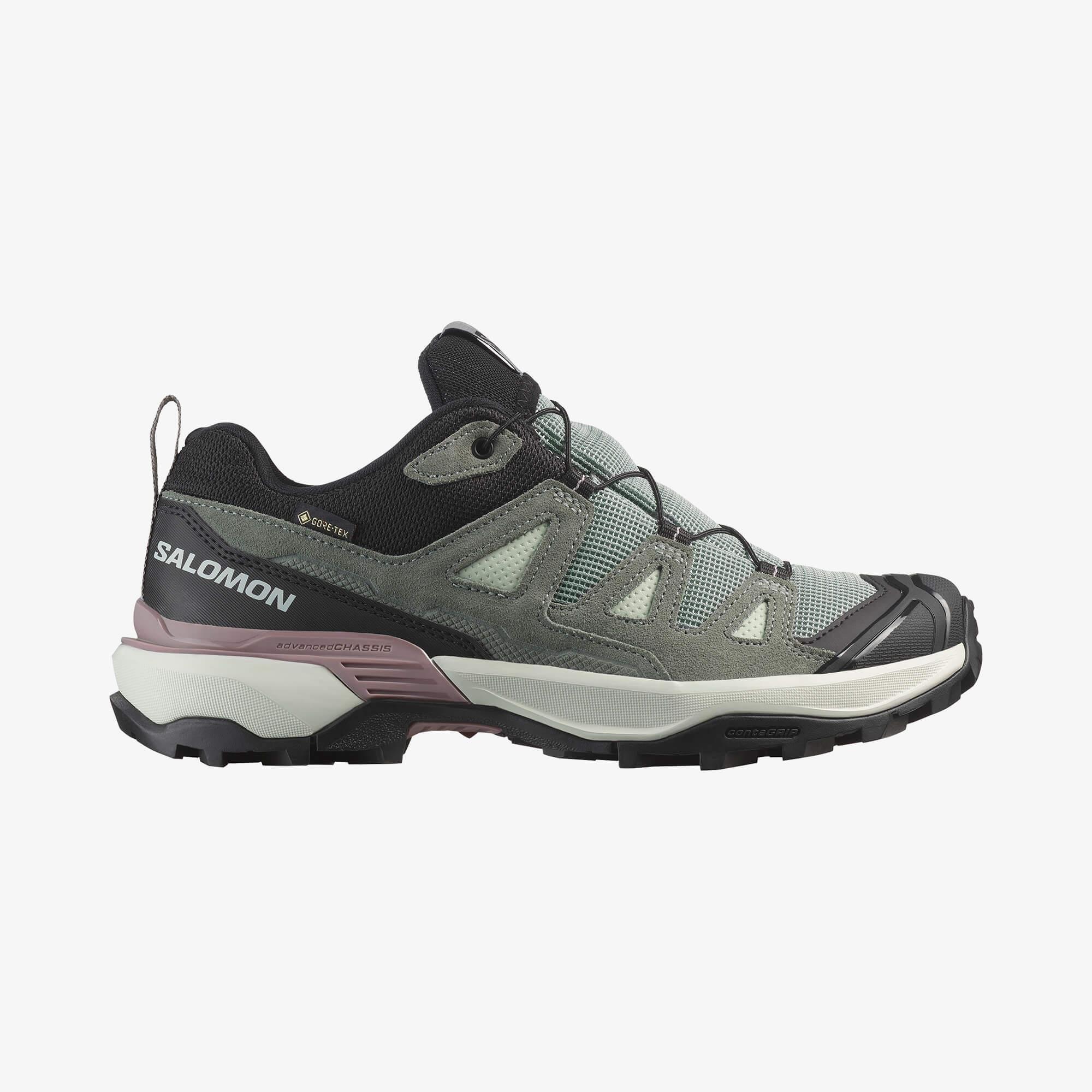 Salomon X Ultra 360 Leather Gore-Tex Kadın Yeşil/Siyah Outdoor Ayakkabı