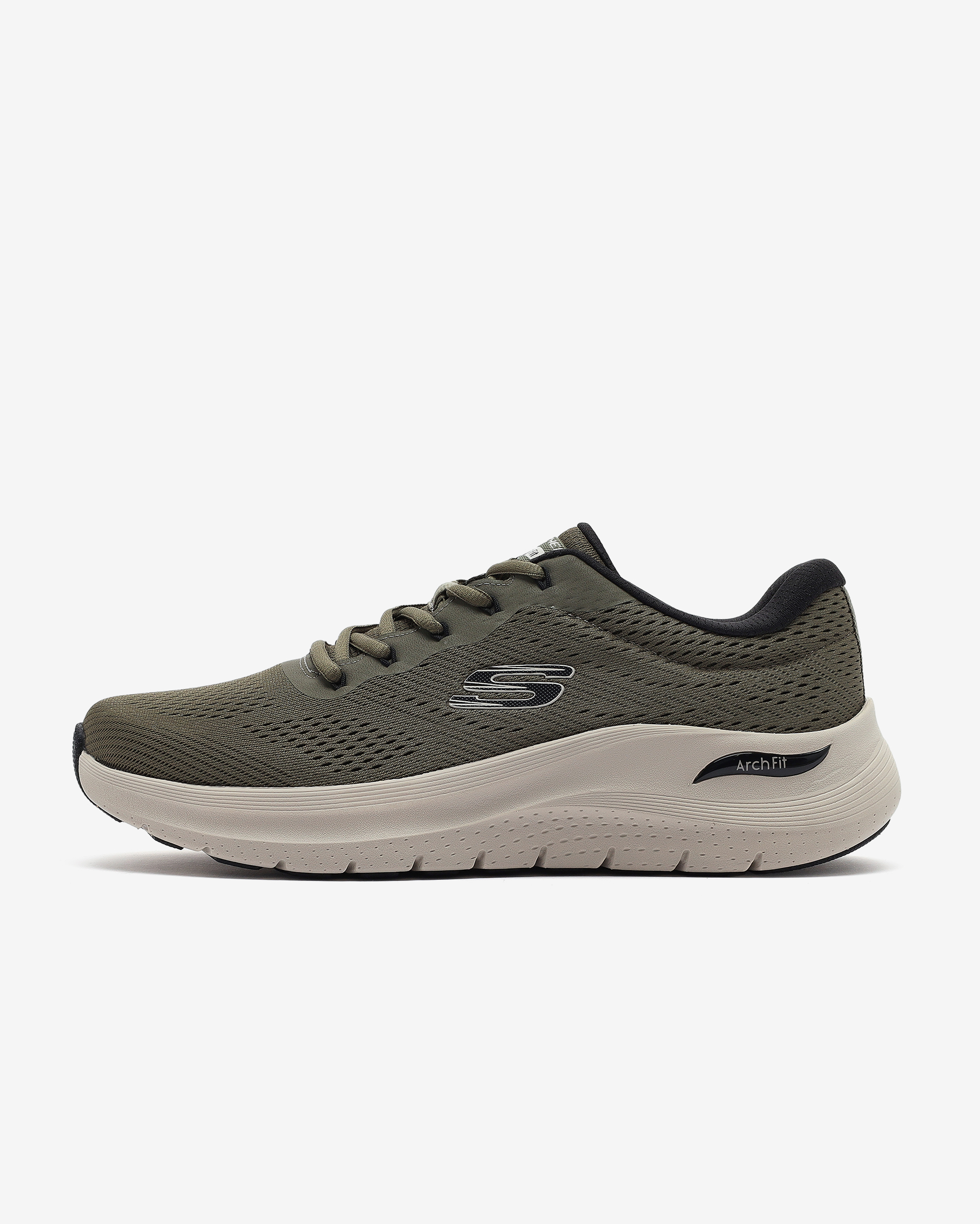 Skechers Arch Fit 2.0 232700TK OLBK Erkek Haki Spor Ayakkabı