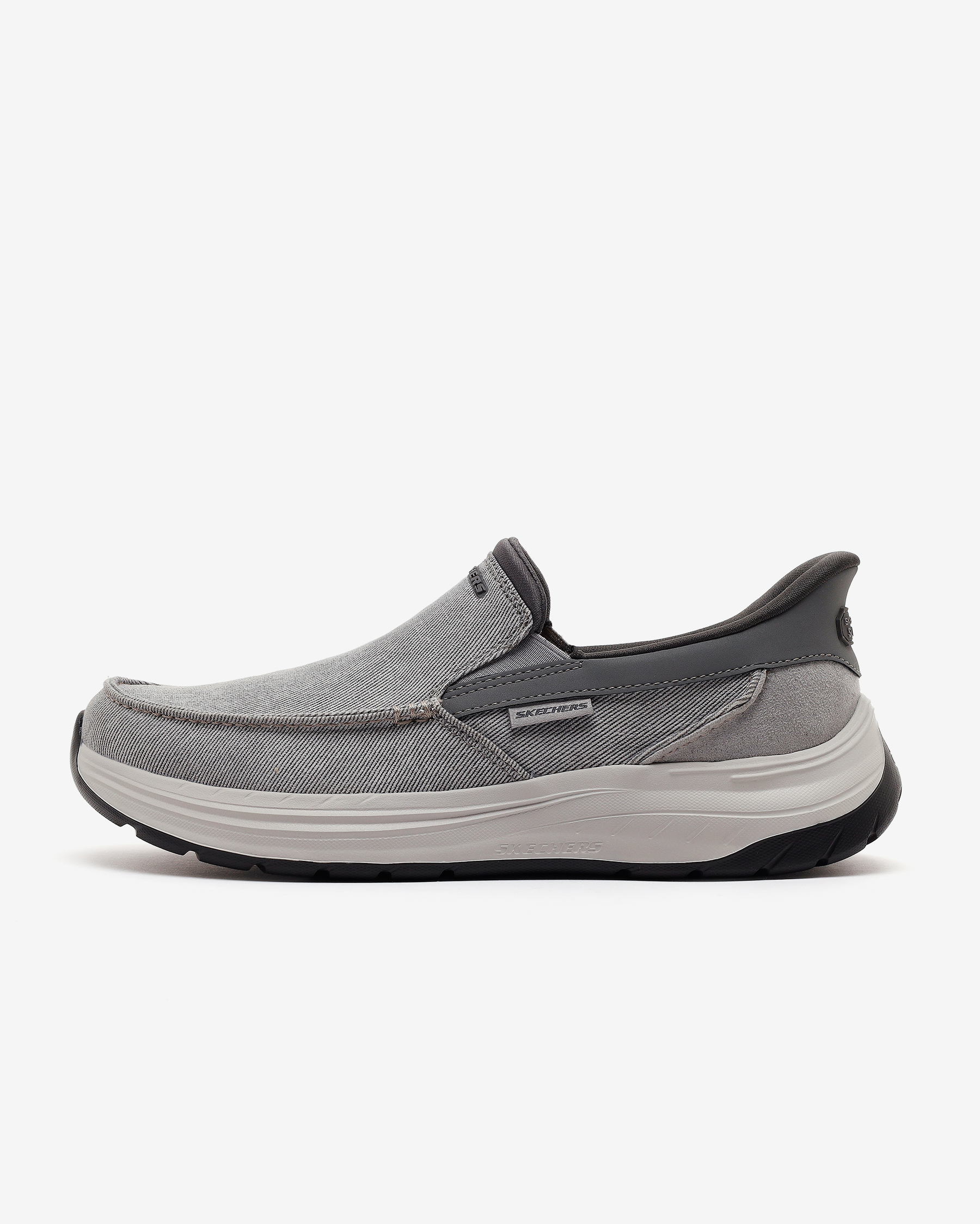 Skechers Decklan 205709 GRY Erkek Gri Günlük Ayakkabı