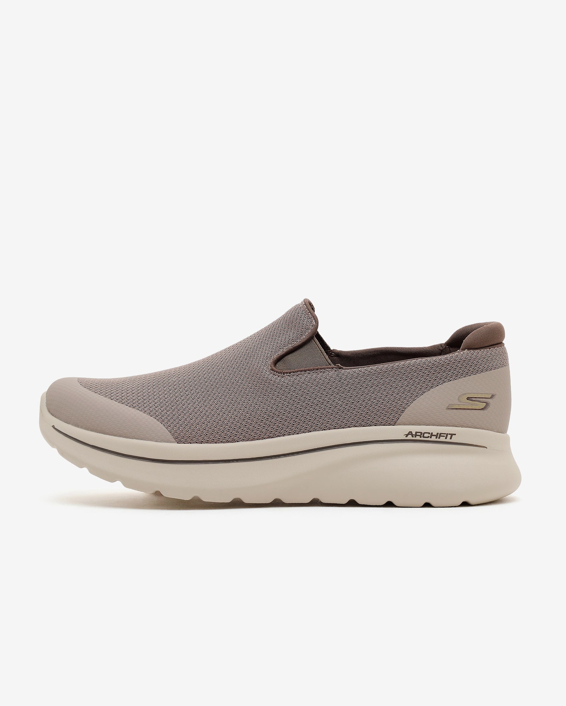 Skechers Go Walk Arch Fit N-joy 217074TK TPE Erkek Bej Yürüyüş Ayakkabısı