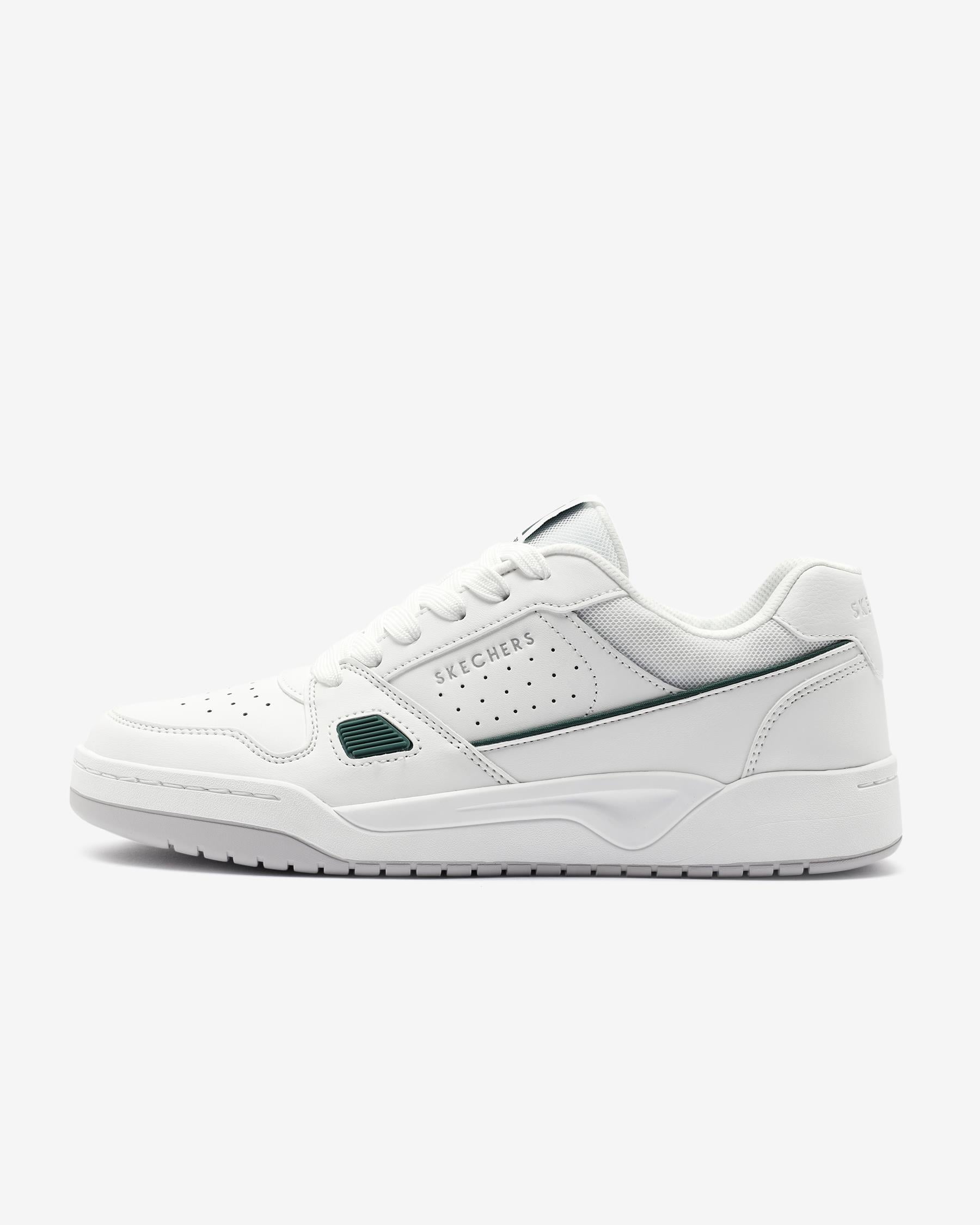 Skechers Koopa - Tiebreak Low 183250 WGR Erkek Beyaz Sneakers
