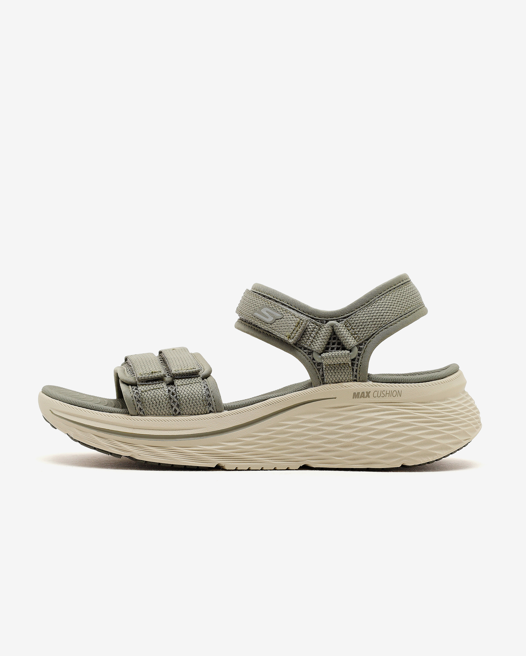 Skechers Max Cushioning Elite 2.0 Sandal 141617 OLV Kadın Haki Sandalet