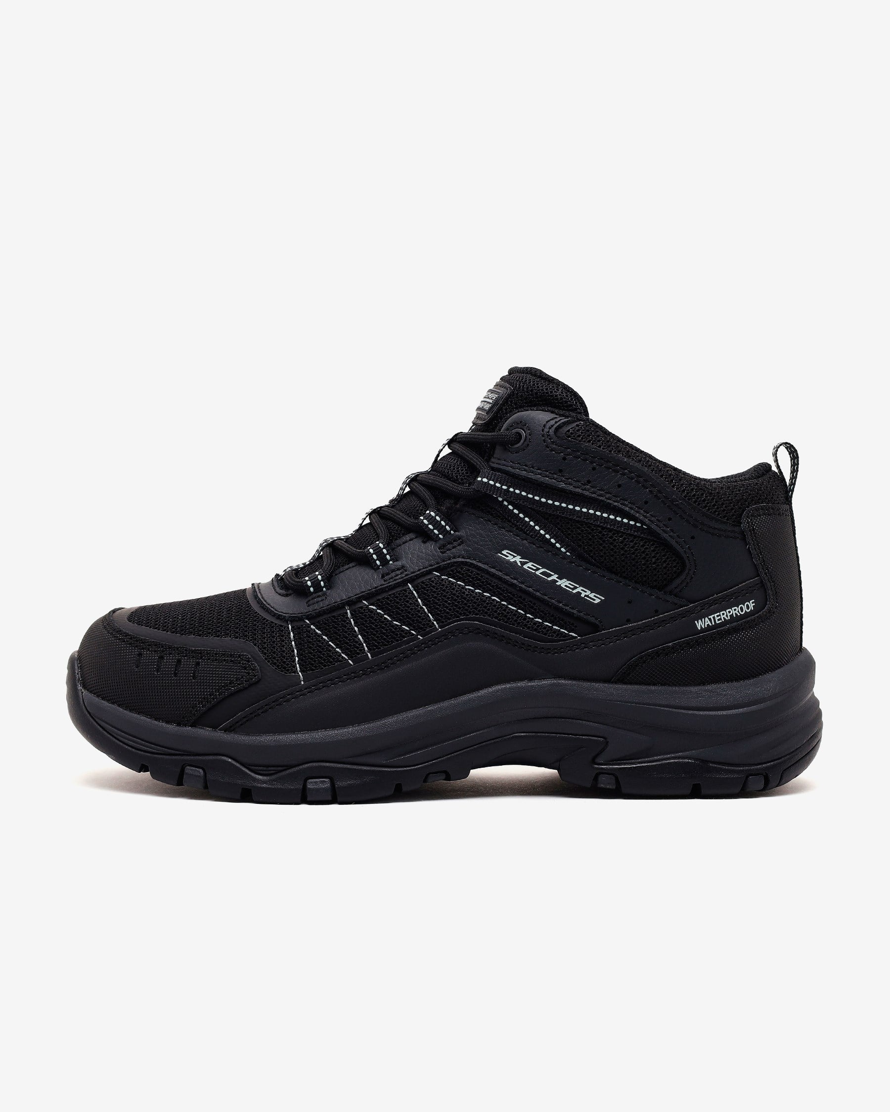 Skechers Trego - Ashaway 180336 BKCC Kadın Siyah Outdoor Bot