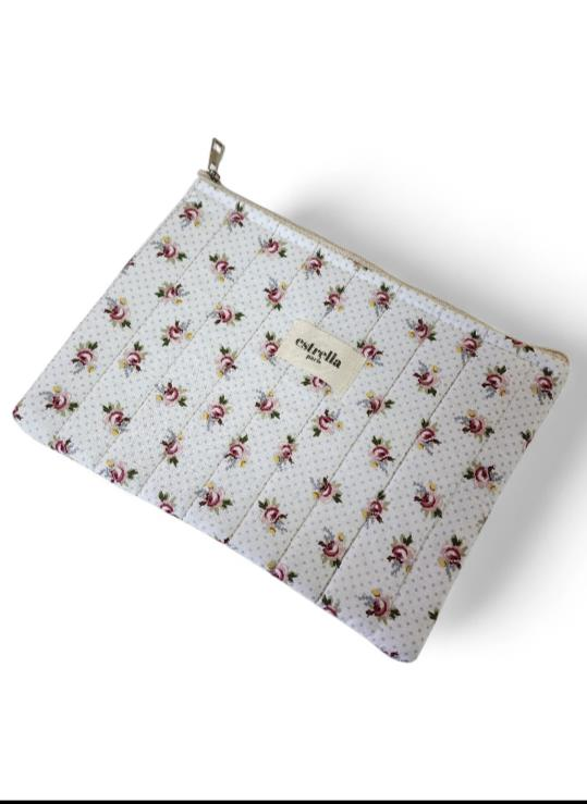 Bloom Portföy & Clutch EL Çantası tablet çantası makyaj çantası ÇİÇEK 25 x 19 cm