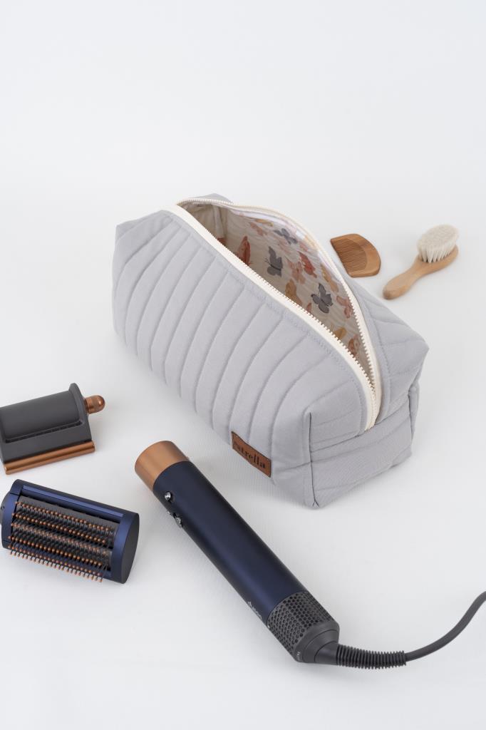 Çizgi GRİ Dyson Airwrap ve Tüm Saç Şekillendiriniz için XL Boy Çanta Seyahat Çantası GRİ