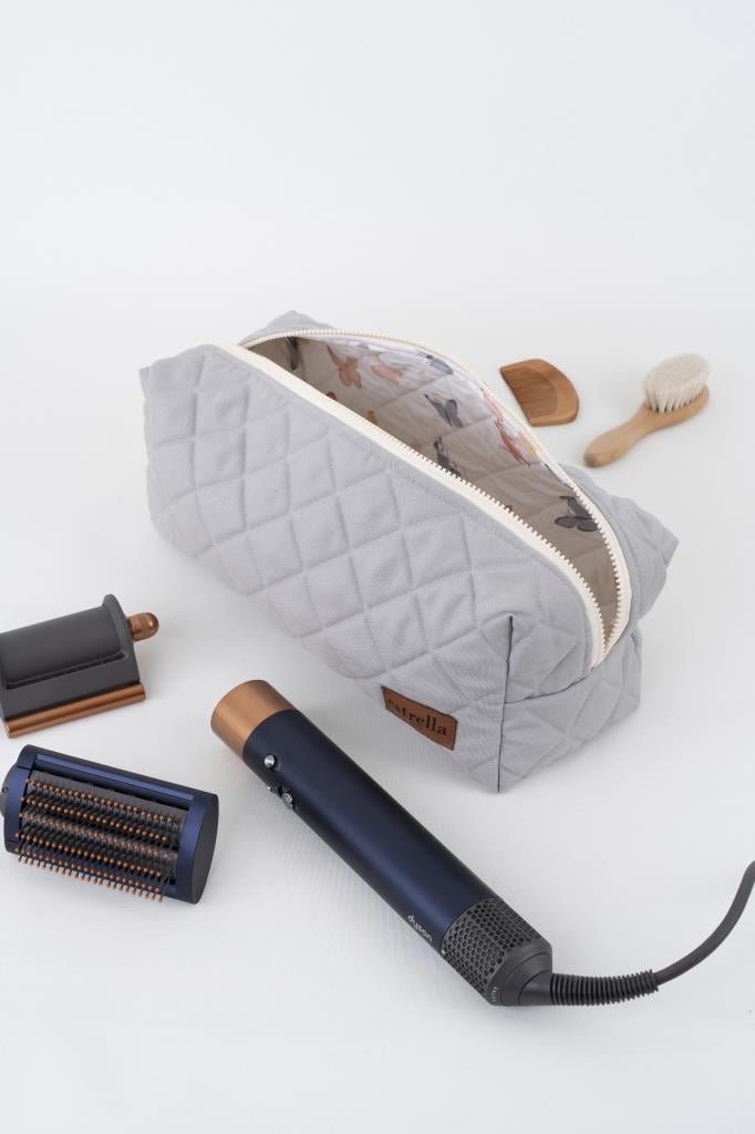 Kare GRİ Dyson Airwrap ve Tüm Saç Şekillendiriniz için XL Boy Çanta Seyahat Çantası GRİ