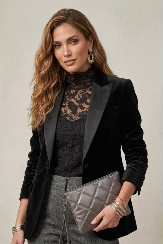 Lavita Portföy & Clutch Çanta Çıkarılabilir Bileklik Askılı GRİ 25 x 19 cm