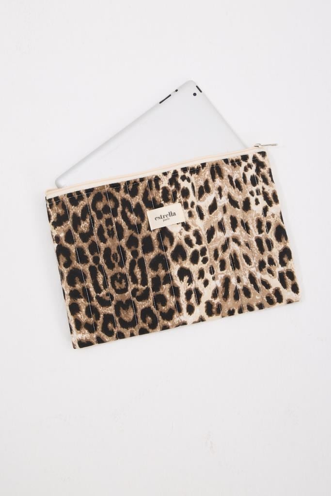 Nobel Tablet Çantası Kılıfı Leopar 11 inç 31 x 21 cm
