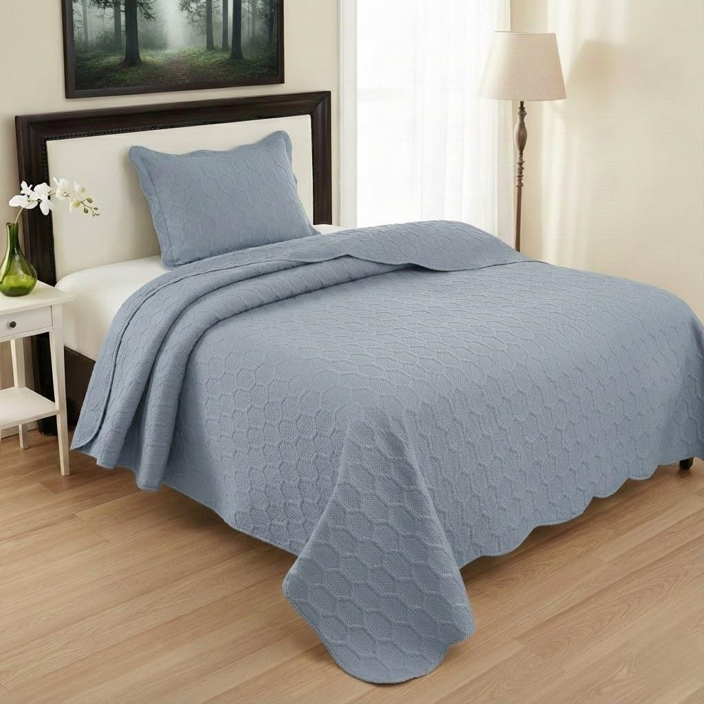 PETEK TEK Kişilik Yatak örtüsü 180x240 GRİ