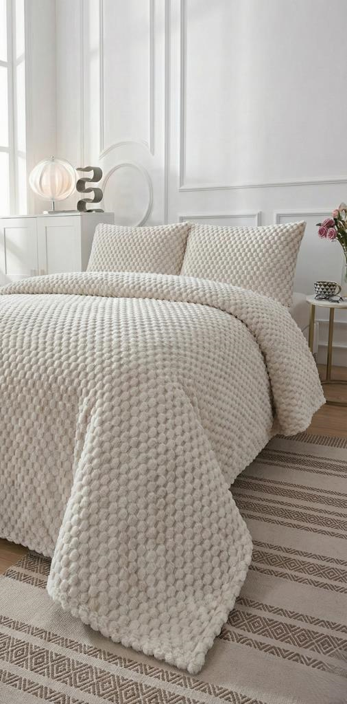 SOFT MİNİ Çift Kişilik Yatak örtüsü 260x240 KREM