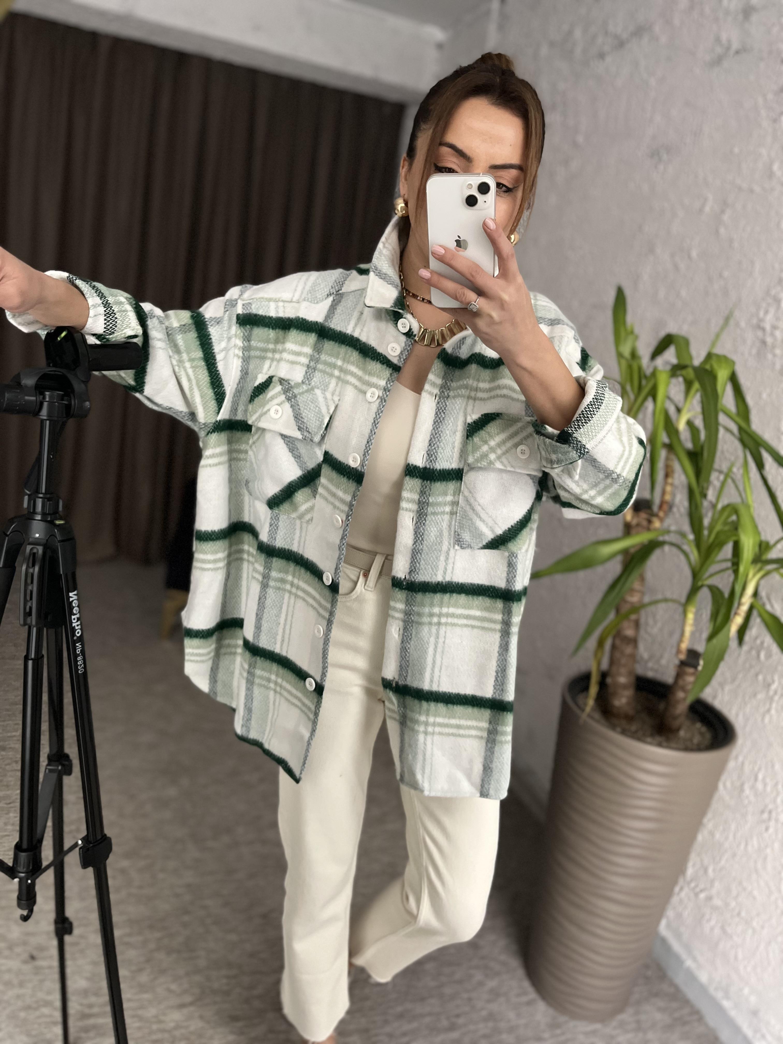 Oversize kalıp ceket gömlek-208