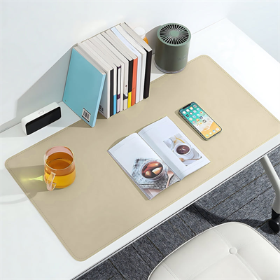 Klasse Bej/Kahverengi 80x40cm Deri Mousepad