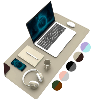 Klasse Bej/Kahverengi 80x40cm Deri Mousepad