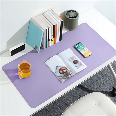 Klasse Lila/Turkuaz 80x40cm Deri Mousepad