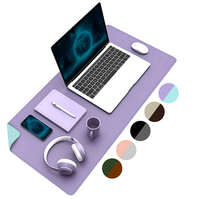 Klasse Lila/Turkuaz 80x40cm Deri Mousepad