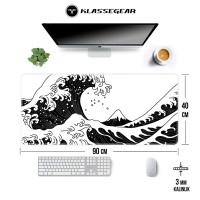 Klasse Pro Oki Nami Ura 90x40cm Gaming Mousepad