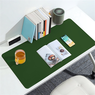 Klasse Yeşil/Taba 80x40cm Deri Mousepad