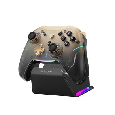 Machenike G5 Pro V2 Play Edition Tri-Mode RGB Siyah Charging Dock Gamepad