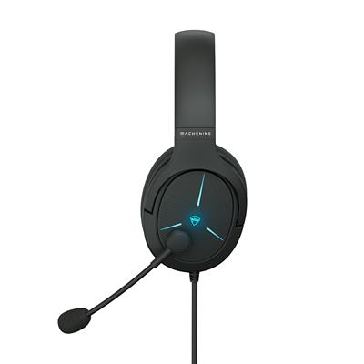 Machenike GX10 Siyah E-SPOR Profesyonel HI-FI LED Kablolu Gaming Kulaklık