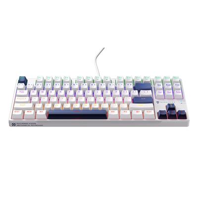 Machenike K500B-B87 Kablolu Blue Switch ENG Q Beyaz Gaming Klavye