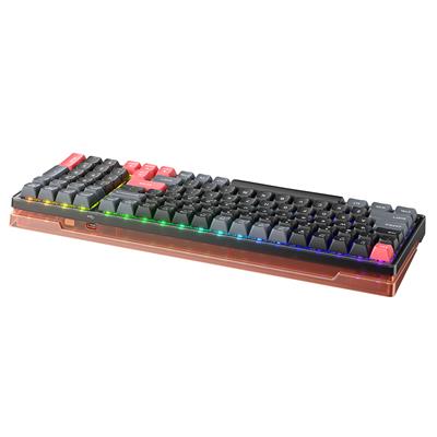 Machenike K600-B100 Lite Kablolu Brown Switch RGB ENG Q Siyah Gaming Klavye