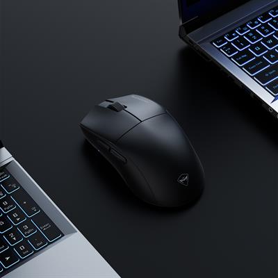 Machenike L7 Air Tri-Mode 4K Siyah 26000DPI Ultralight 55Gr RGB Gaming Mouse