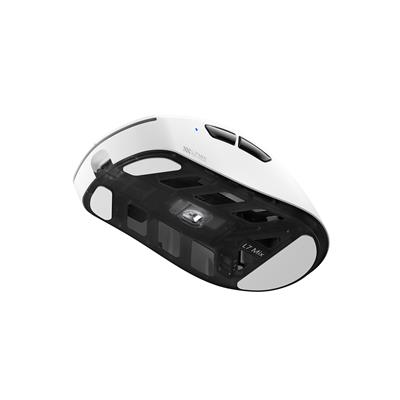 Machenike L7 Mix Tri-Mode 3395 Beyaz 26000DPI Ultralight 55Gr RGB Gaming Mouse