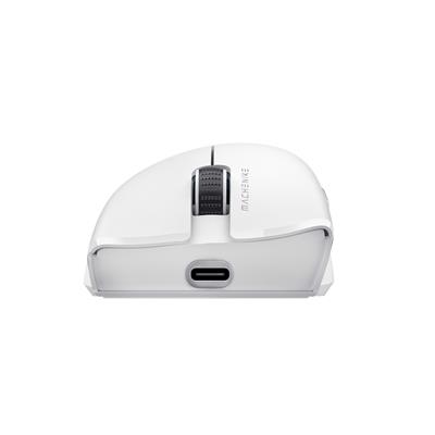 Machenike L8 Air Tri-Mode Beyaz 26000DPI Ultralight 58Gr RGB Gaming Mouse