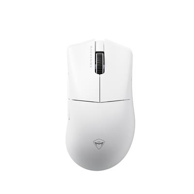 Machenike L8 Max Tri-Mode Beyaz 26000DPI Ultralight 58Gr RGB Charging Dock Gaming Mouse