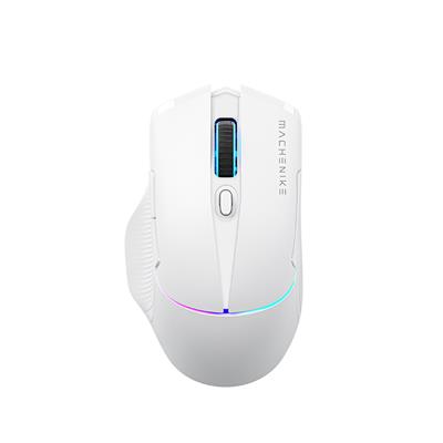 Machenike L8 Pro Tri-Mode 2K Beyaz 26000DPI Ultralight 83Gr RGB Charging Dock Gaming Mouse