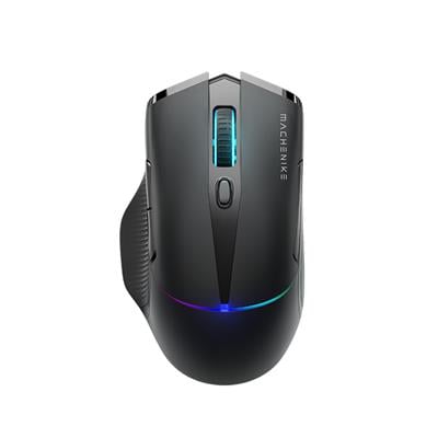 Machenike L8 Pro Tri-Mode 2K Siyah 26000DPI Ultralight 83Gr RGB Charging Dock Gaming Mouse