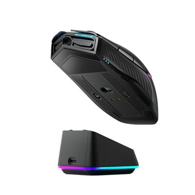 Machenike L8 Pro Tri-Mode 2K Siyah 26000DPI Ultralight 83Gr RGB Charging Dock Gaming Mouse