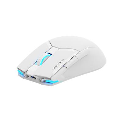 Machenike M7 Pro Dual-Mode 3104 Beyaz Ultralight 74Gr RGB Gaming Mouse