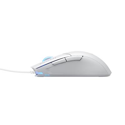 Machenike M7 Pro Ultralight 65Gr 12800 DPI RGB Kablolu Beyaz Gaming Mouse