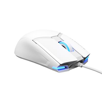 Machenike M7 Pro Ultralight 65Gr 12800 DPI RGB Kablolu Beyaz Gaming Mouse
