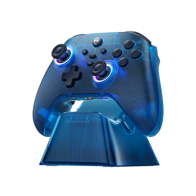 Machenike G3 V2 PRO Tri-Mode Dual-Hall Effect RGB Mavi Charging Dock Gamepad