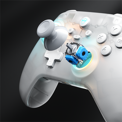 Machenike G3 V2 Tri-Mode Quad-Hall Effect Beyaz Charging Dock Gamepad