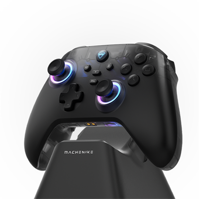 Machenike G3 V2 Tri-Mode Quad-Hall Effect Siyah Charging Dock Gamepad