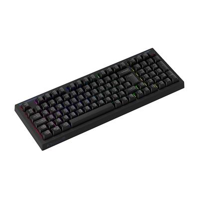 Machenike K1 Kablolu Membran RGB Siyah Türkçe Q Gaming Klavye