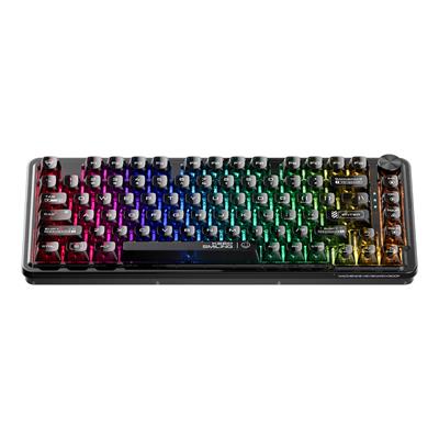 Machenike K500-M81 Kablolu Magnetic Grey Switch Hall Effect RGB Hotswap Siyah Mekanik Gaming Klavye