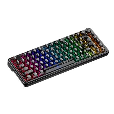 Machenike K500-M81 Kablolu Magnetic Grey Switch Hall Effect RGB Hotswap Siyah Mekanik Gaming Klavye